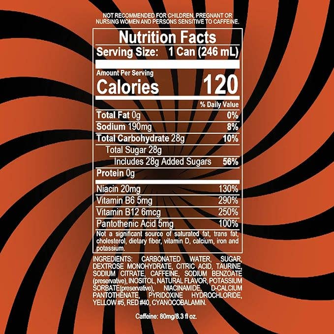 Liquid Ice Energy - Wholesale Sports/Energy Drink - Citrus Pop Original - 8.4oz (24pack)3