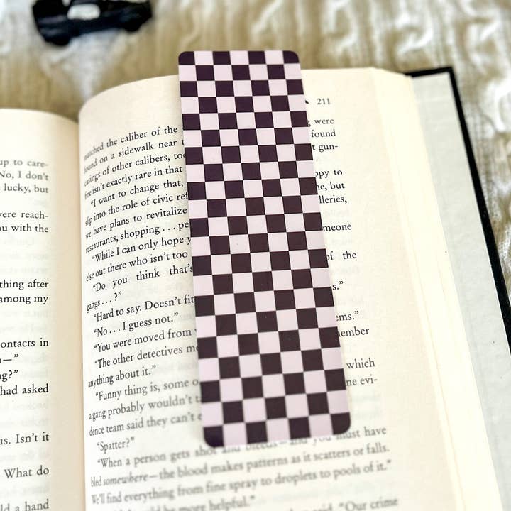 Little Turkey Shoppe - Wholesale Bookmark - Retro Pink Van Christmas Bookmark Set3