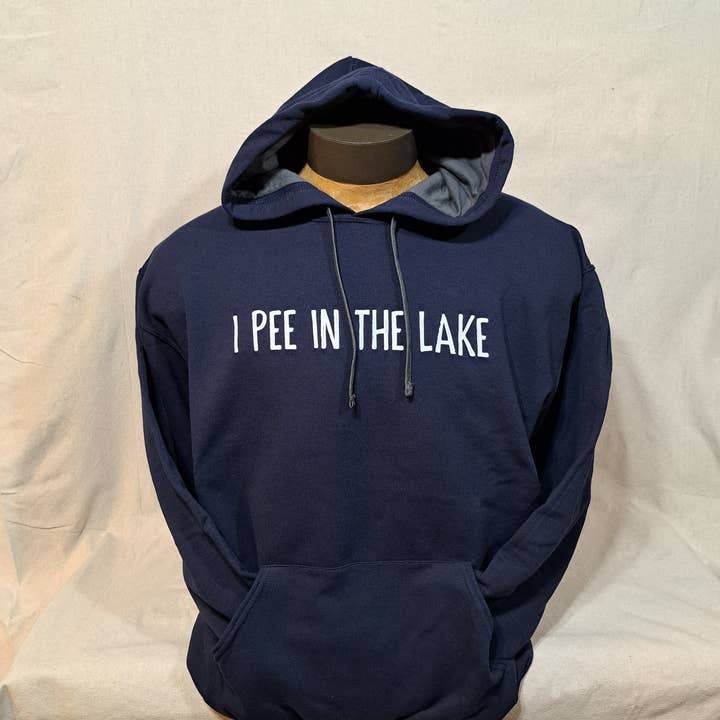 Chandail à capuchon I Pee In The Lake pour la vente par Lake It To The Limit and Possibili-Tees Apparel