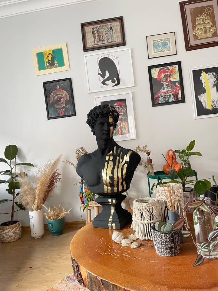 22 Zoll riesige David-Skulpturstatue für den Großhandel von RomaArtSculptures