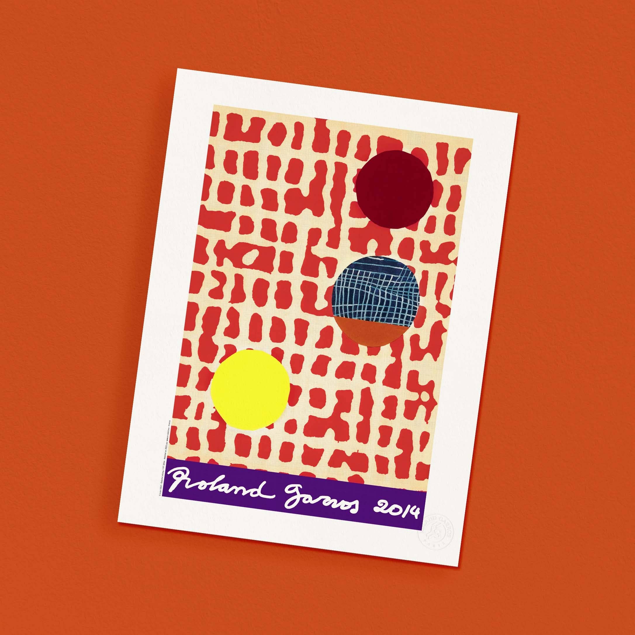 Oneart - Wholesale Poster - Roland-Garros Poster Juan Usle, 2014 - FFT00352