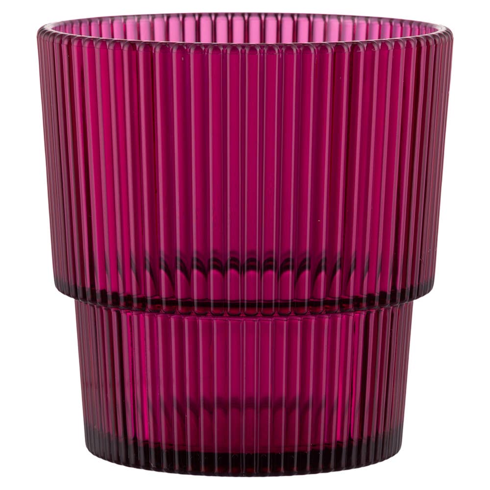 VdE Tivoli 1996 - Wholesale Drinkglas/beker - Enkelvoudig waterglas PS 300 ml met Provence-stijl, set van 3 tinten paars2