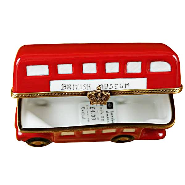Rochard - Wholesale Decorative Box - London Double Decker Bus w/Removable Ticket3