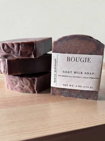Bougie Goat Milk Soap for wholesale by Rustic Elephant
