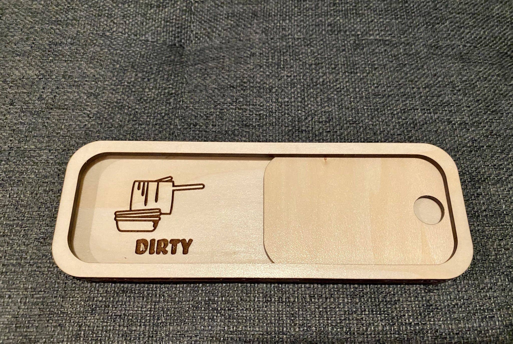 DANESSA - Wholesale Kitchen Storage/Organizer - Custom Wooden Dishwasher Sign1