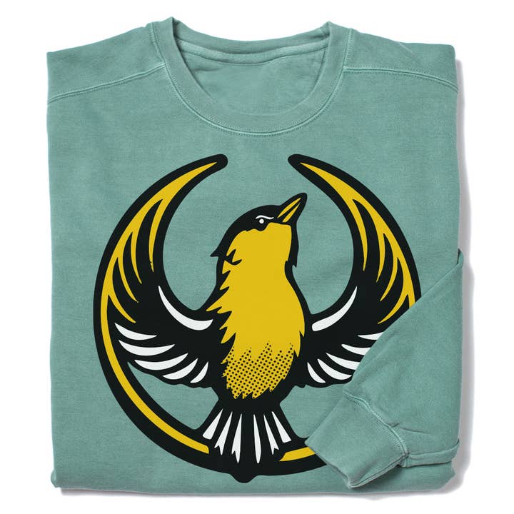 Rebel Goldfinch Alliance Crew Sweatshirt for wholesale by RAYGUN