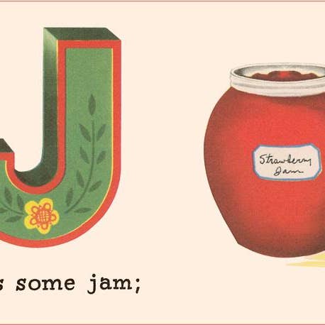 Art Print KF-80 J is Some Jam for wholesale by Found Image Press