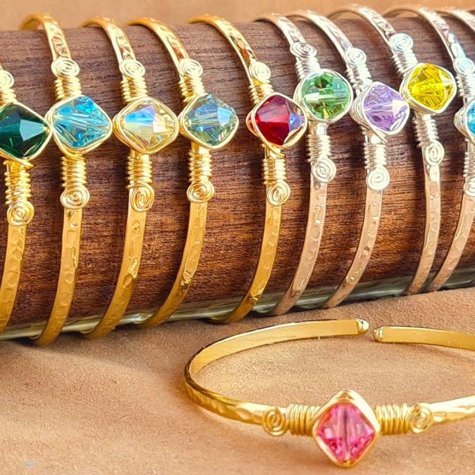 Handcrafted SVAROWSKI Stone Jewelry in Solid Copper with Silver & Gold Plating for wholesale by Shemo