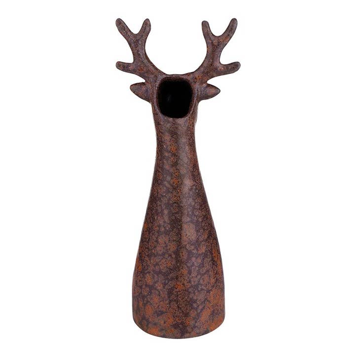 47th & Main (Creative Brands) - Wholesale Decorative Figurine - Brown Ceramic Deer Accent3