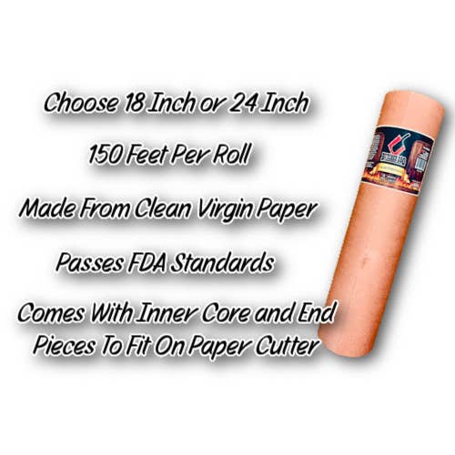 Butcher BBQ Inc - Wholesale Food Storage Wrap/Bag - Pink/Peach Butcher Paper 24"x150'-Perfect for Texas Brisket1