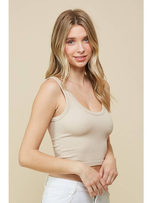 BELOVED - Wholesale Tank Top - Women's - U NECK TANK TOP 52047.