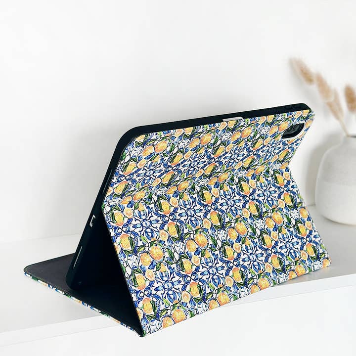 Coconut Lane – wholesale Laptop/tablet case – Women's – Amalfi Lemon iPad Case4