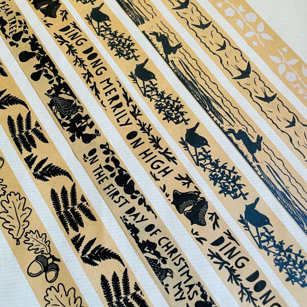 A Blackbird Sang - Vendita all'ingrosso Nastri adesivi - Nastro in carta Kraft - Felci boschive15