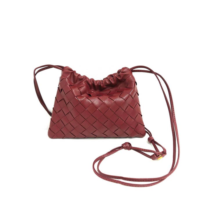 Superbia – wholesale Crossbody bag – Women's – Handmade Woven Premium Pu Mobile Bag Essential BagB21831