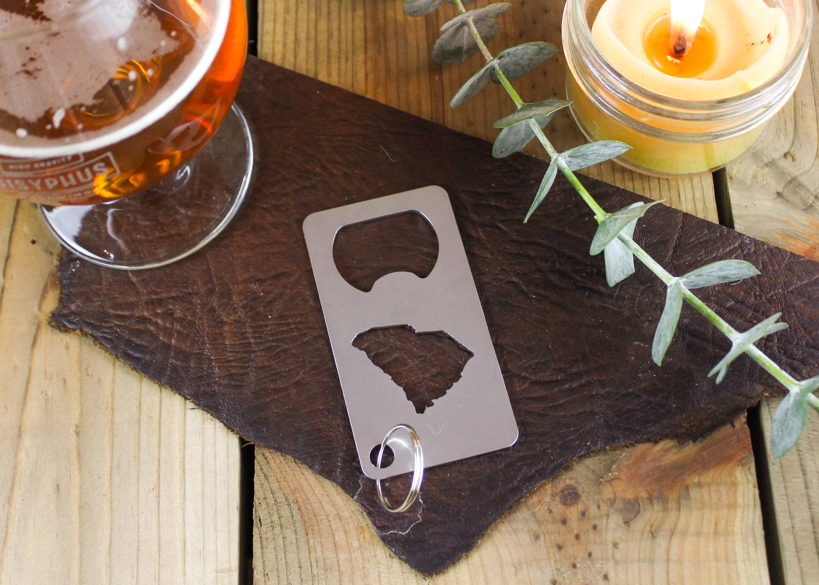 Iron Maid Art - Wholesale Bottle/Wine Opener - South Carolina State Stainless Steel Beer Bottle Opener Gift0