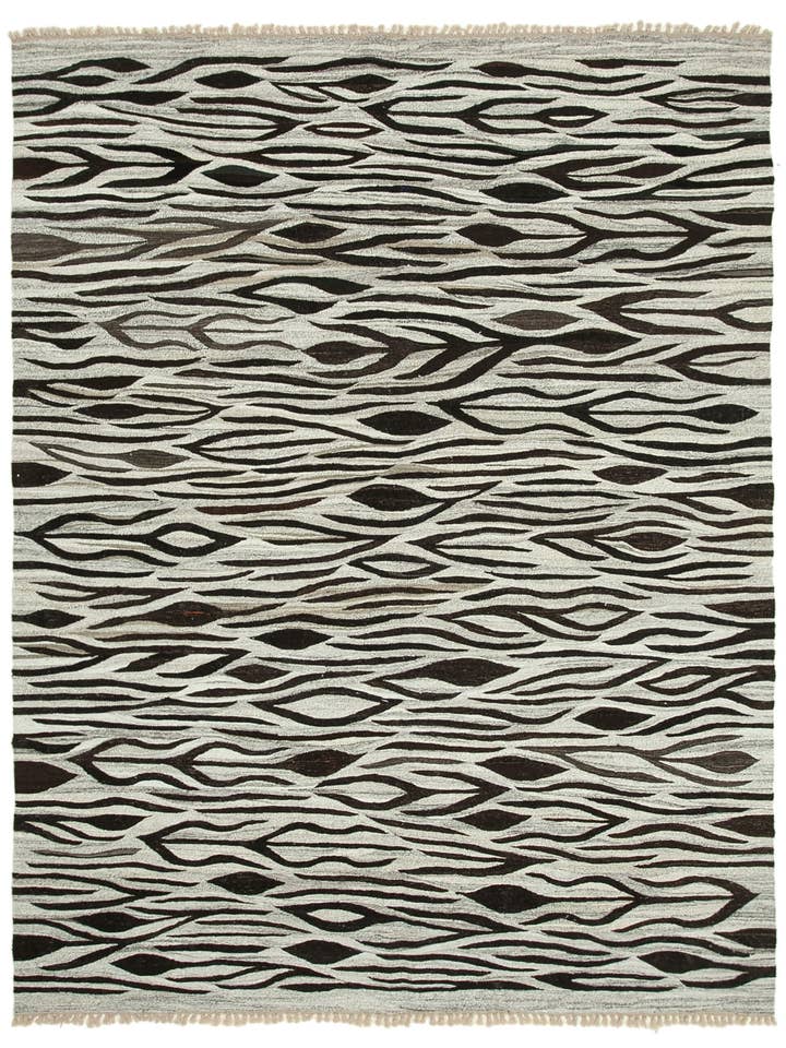 Tapis de zone contemporain gris 8x11 - 35492 pour la vente par RUG N CARPET