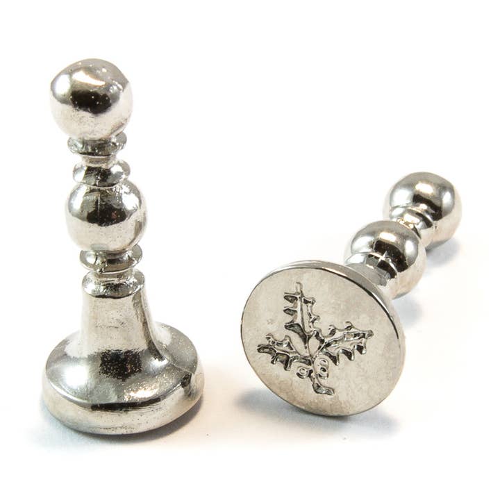 Pequenos Selos Decorativos - Folha de azevinho por atacado de Global Solutions, Inc