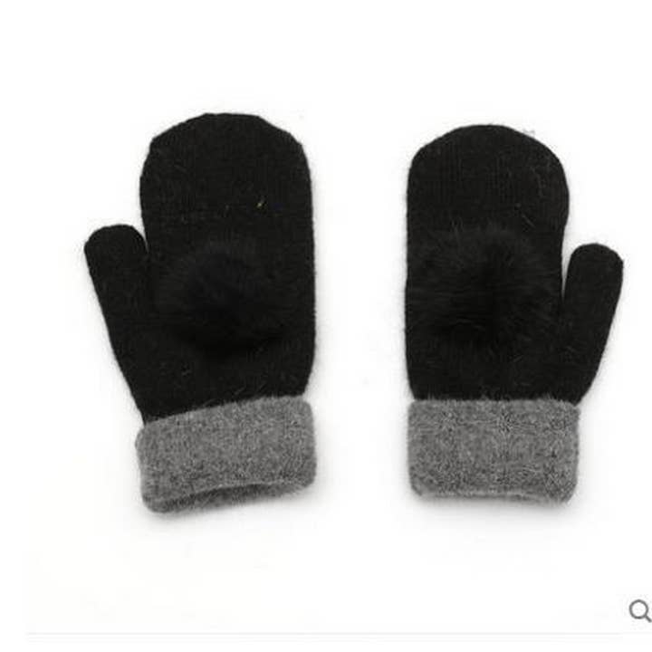 ACCITY - Wholesale Gloves - Women's - WINTER DOUBLE-LAYER THICK WARM RABBIT FUR GLOVES_CWAG0257
