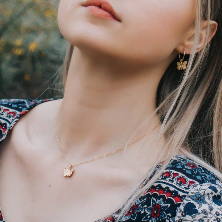 A Worthy Brand - Vente Colliers à pendentif - Collier papillon5