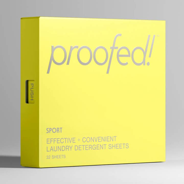 Laundry Detergent Sheets Plastic Free - Sport Scent for wholesale by Proofed!