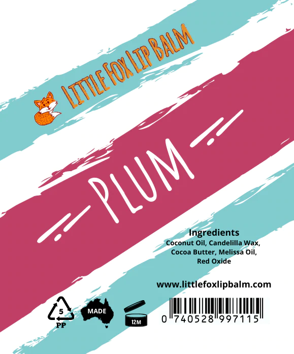 Little Fox Lip Balm - Wholesale Lip Balm - Lemon Balm Tinted7