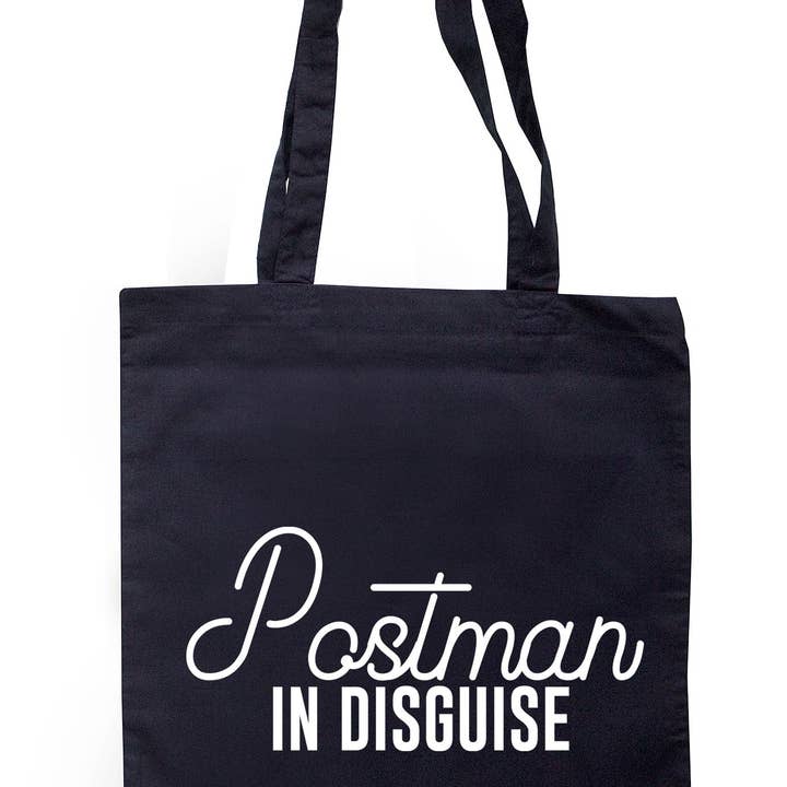Illustrated Identity – wholesale Tote bag – Unisex – Postman In Disguise Tote Bag S00791