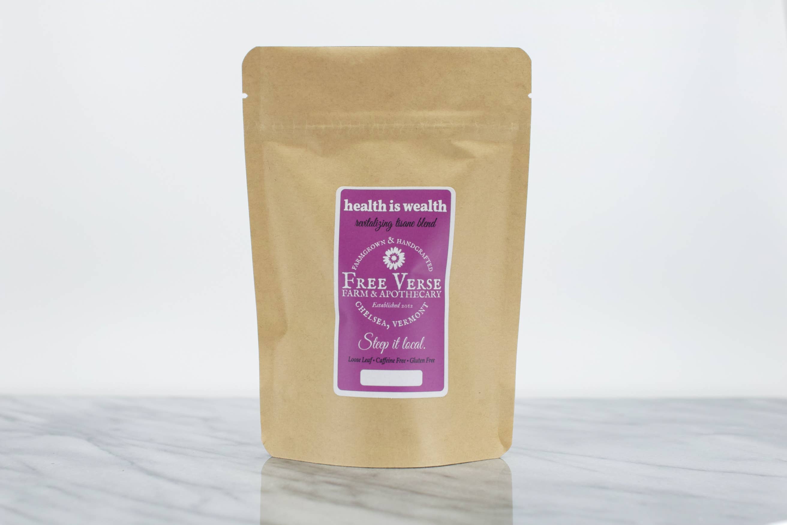 Free Verse Farm & Apothecary - Wholesale Losse thee - Gezondheid is rijkdom (kruidentheemix met losse bladeren)2