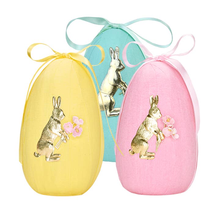 Deluxe Surprise Ball - Easter Egg - Golden Rabbits - Asst for wholesale by TOPS Malibu