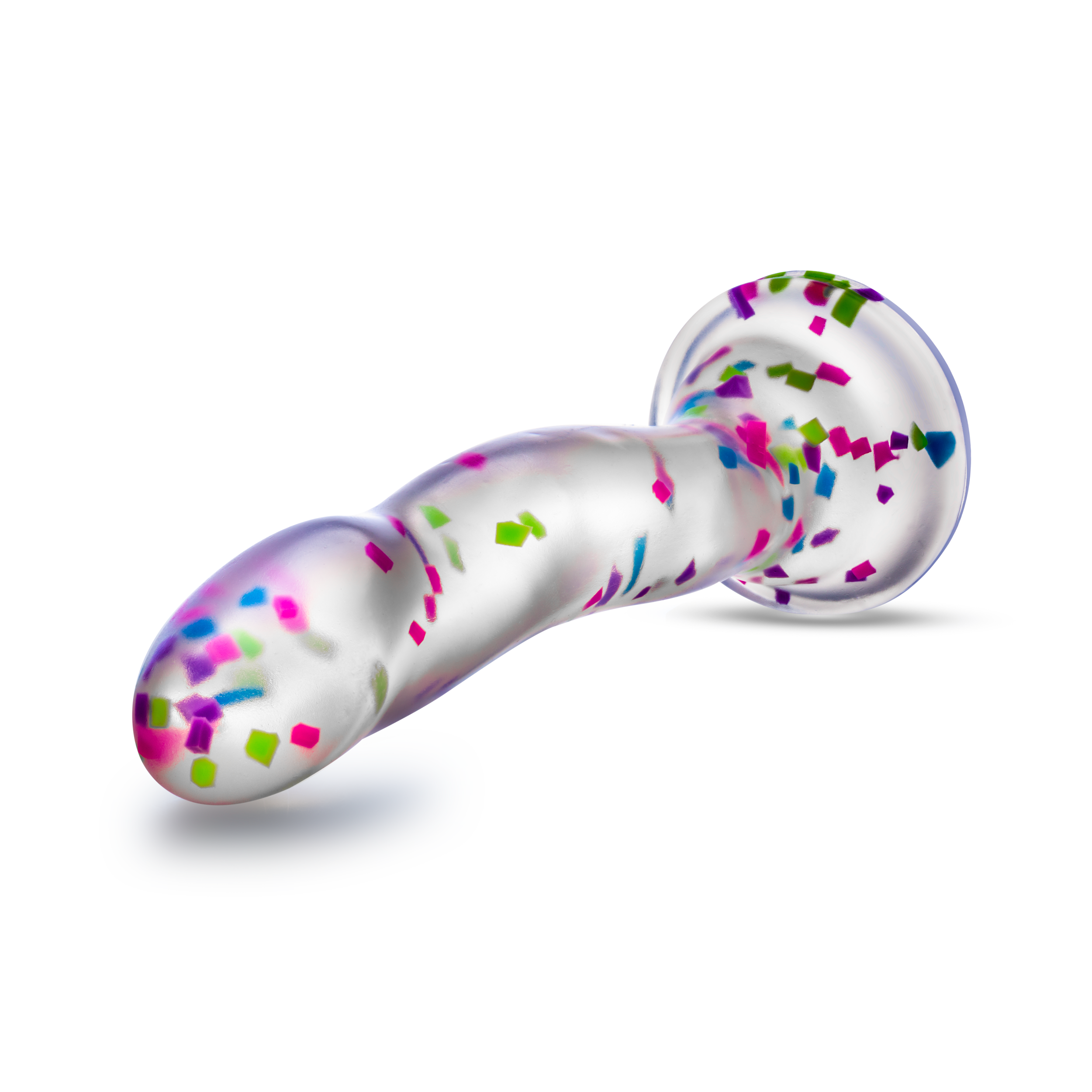 Blush - Wholesale Sex Toy - Neo Elite - Glow in the Dark Dildo - Hanky Panky - Confetti8