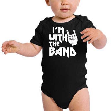 Blaspheme Boutique - Wholesale Bodysuit (Non-Footed) - Baby - I'm With The Band Baby Bodysuit0