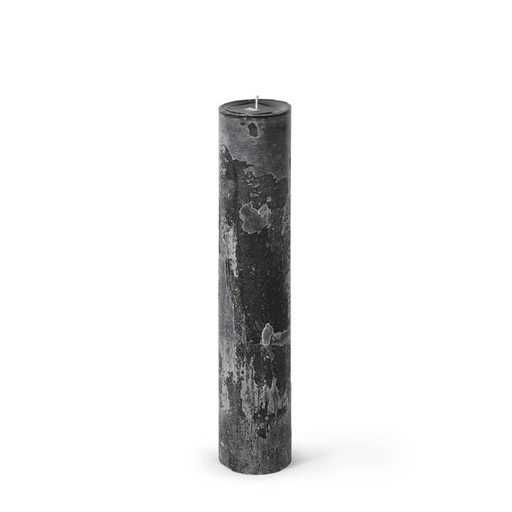 Medium Pillar Candle 2.75"x13.75"H Black for wholesale by BIDKhome
