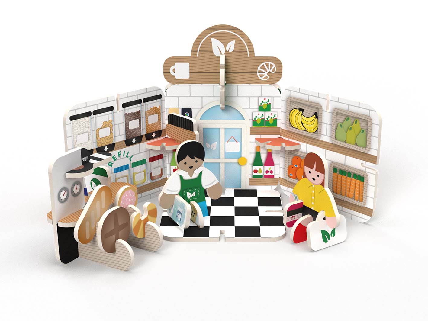 PlayPress Toys Ltd - Wholesale Toy Set - Kids - Mini Refill Café  Playset3