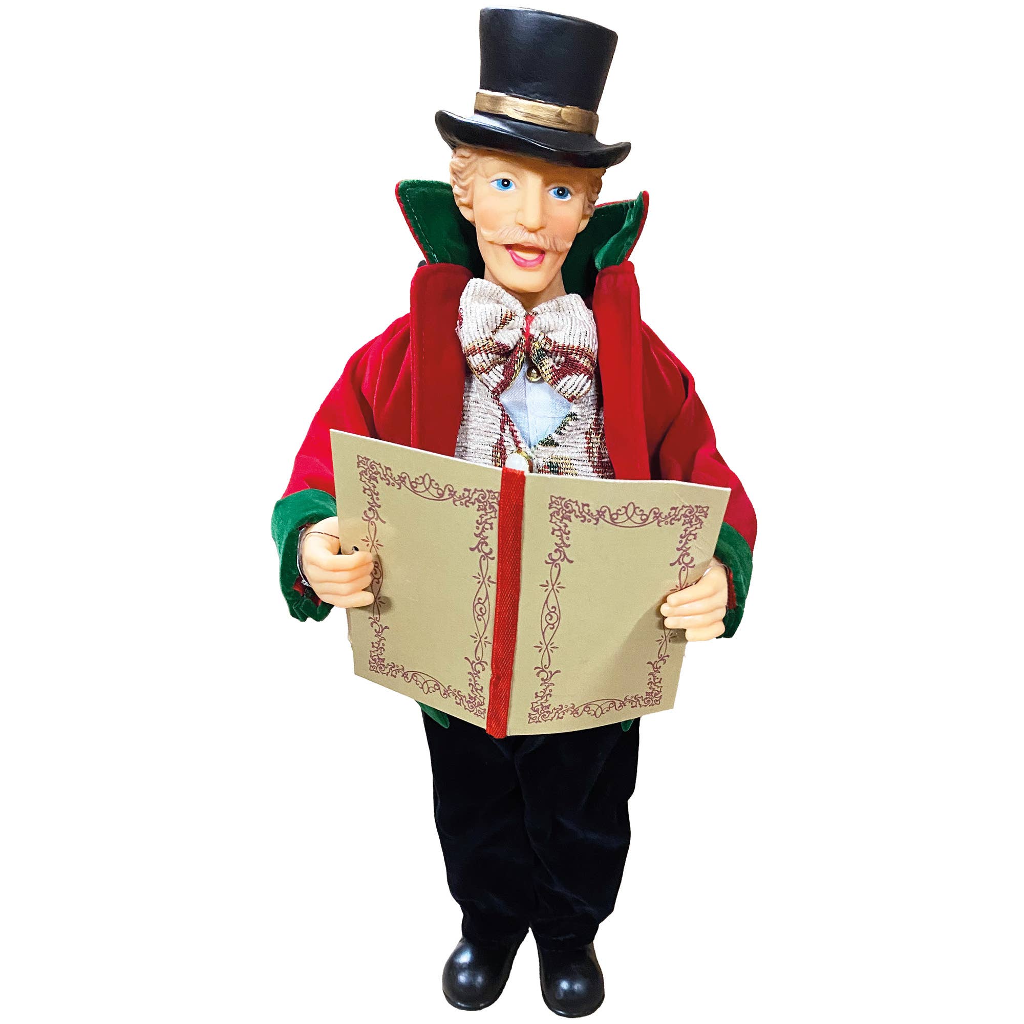 Santa’s Workshop Inc. - Wholesale Christmas Decoration - 15" To 18" Holly Carolers, Set of 41