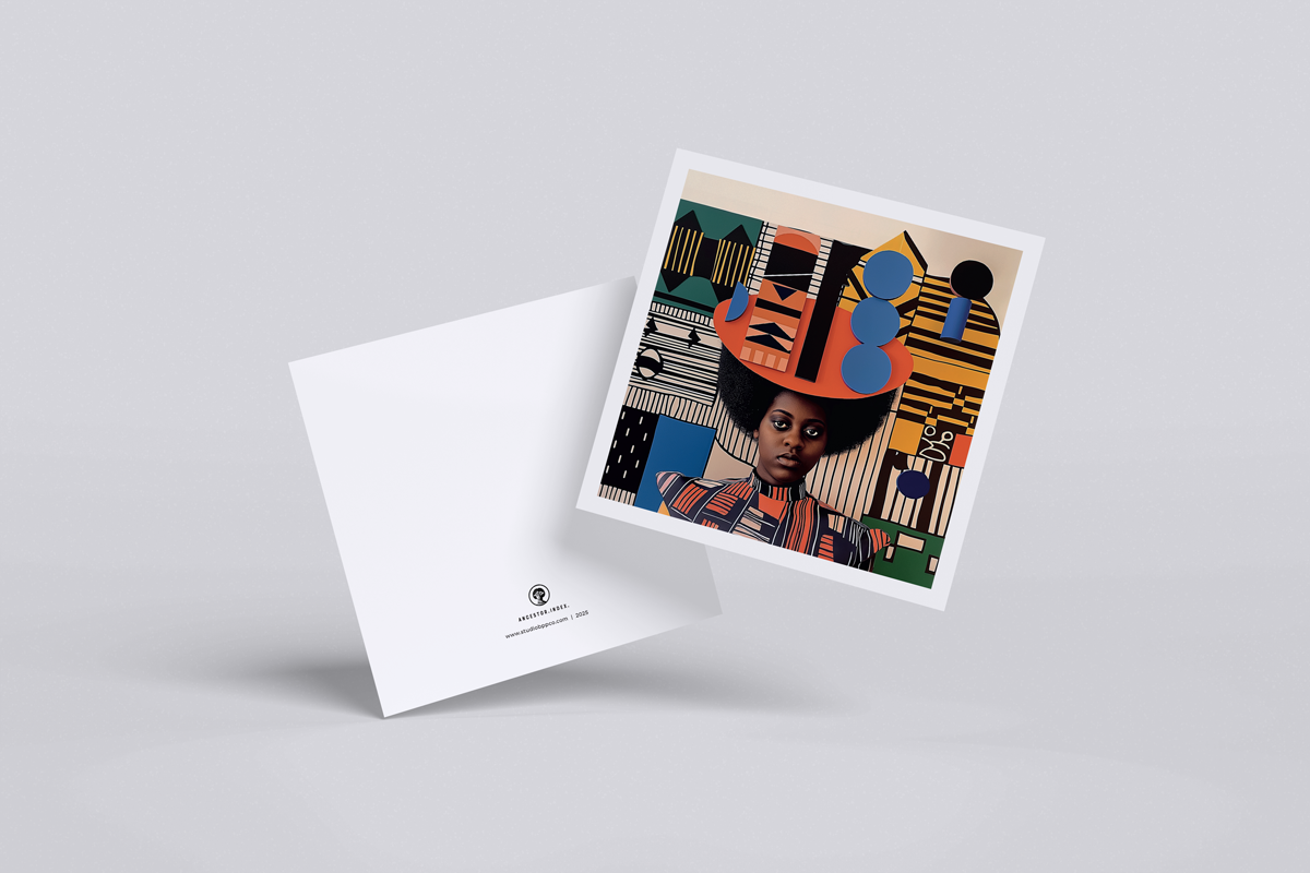 Black Pepper Paperie Co. – Engroshandel Brevpapir/sæt med noteskort – Forfaderindekskort V.23