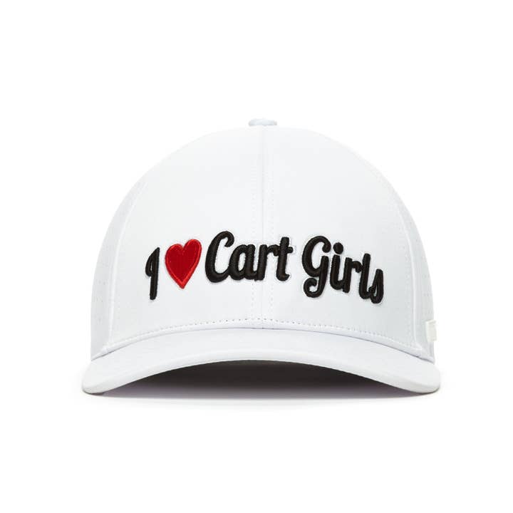 Bogey Bros Golf Co - Vente Casquette de camionneur – unisexe - J'adore les filles de chariot - Casquette de golf performante - Ajustement extensible1