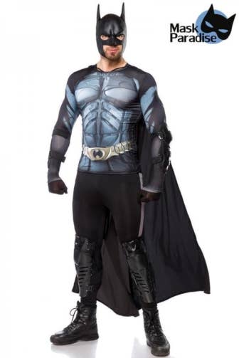 Zwart Dark Hero Batman kostuumset met masker voor groothandel op Faire