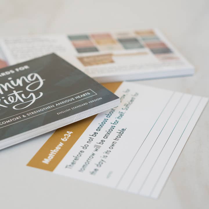 Lauren Ibach - Wholesale Stationery/Notecard Set - Scripture Memory Cards for Overcoming Anxiety7
