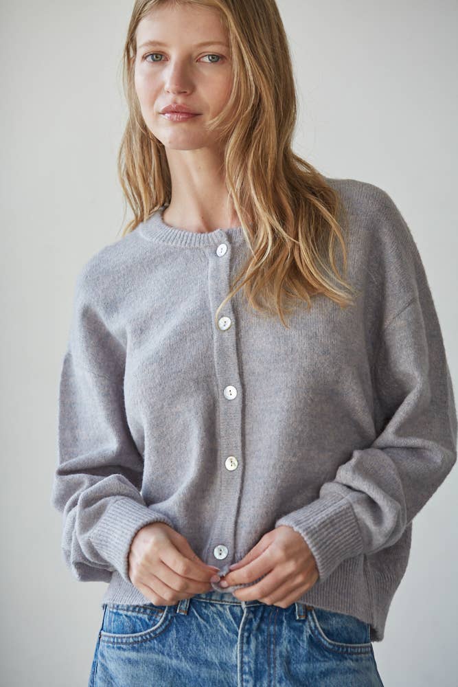 By Together - Wholesale Knit Sweater - Women's - W2536 | Knit Polyester Acrylic Sweater Crew Neck Cardigan 10