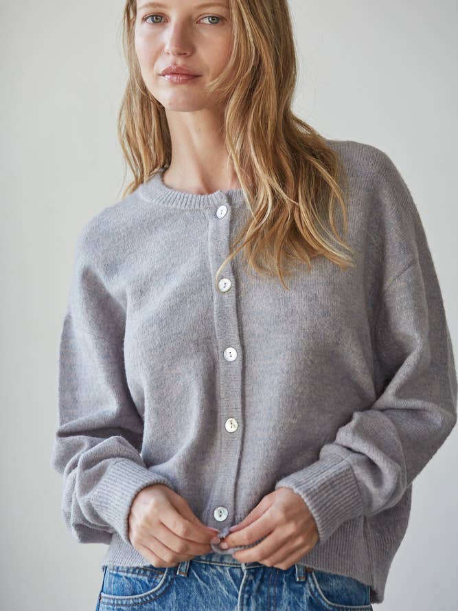 By Together - Wholesale Knit Sweater - Women's - W2536 | Knit Polyester Acrylic Sweater Crew Neck Cardigan 10