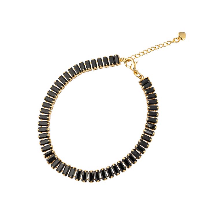 MIA Jewelry - Wholesale Tennis Bracelet - 6mm CZ Baguette Bracelet (F93/I129)8