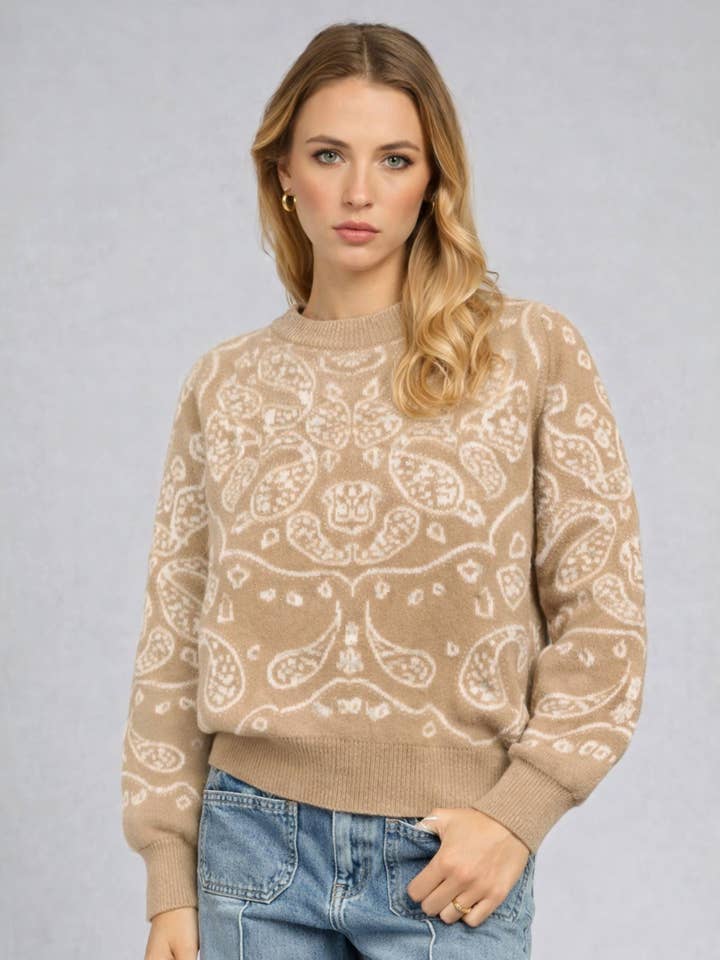 PULL NIDANA bege por atacado de An'ge