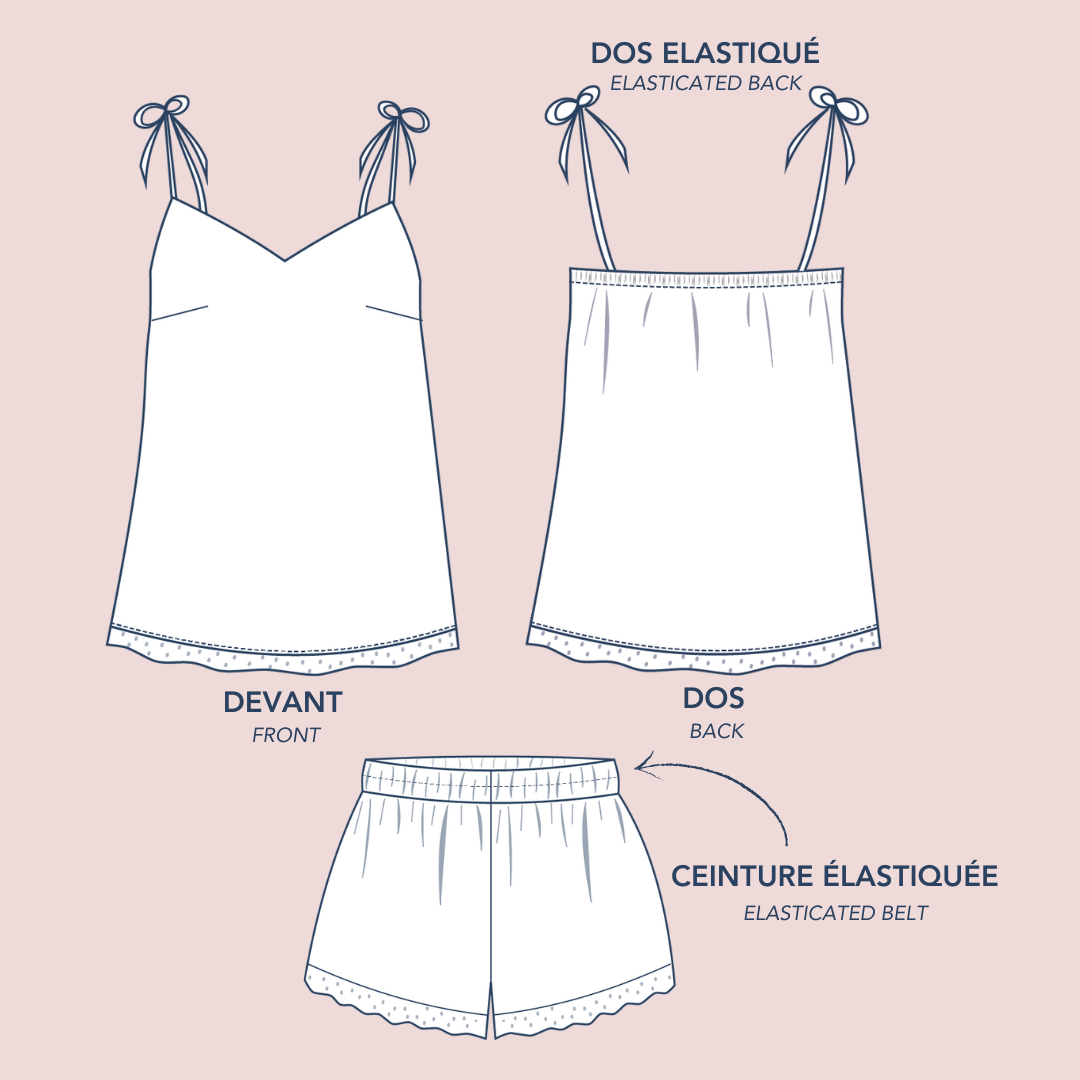 Lise Tailor – wholesale Craft sewing kit – Sewing pattern - I love you - sold individually1