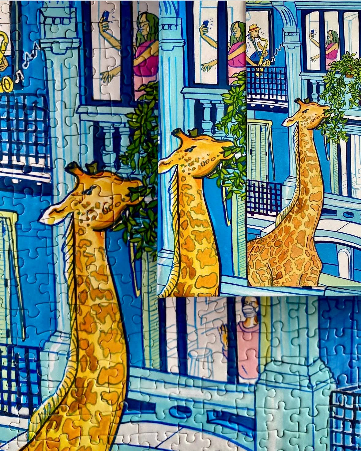 Mango Puzzles - Wholesale Puzzle - Adult - City Culture | 1000-piece Puzzle for Adults | Artwork by Jules Monson2