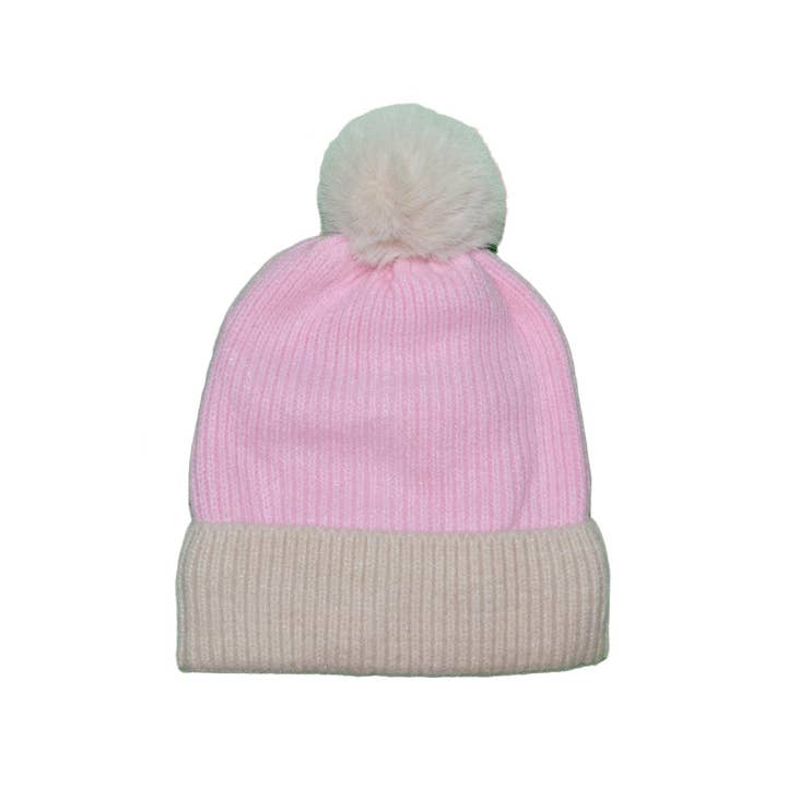 Buck Wholesale - Vente Bonnet – femme - Bonnet d'hiver avec pompon en fourrure de raton laveur, doublure extra chaude6