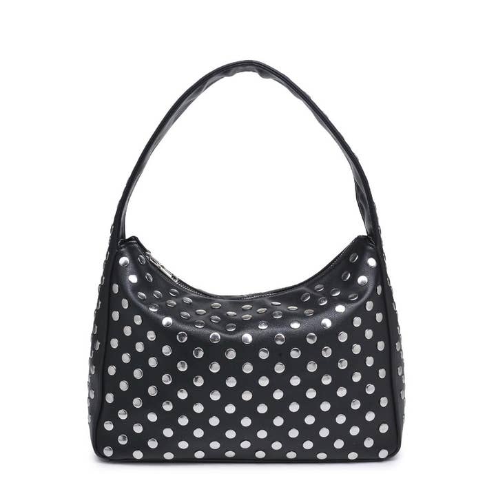 Moda Luxe - Wholesale Shoulder Bag - Women's - Rebel Studded Shoulder Bag4
