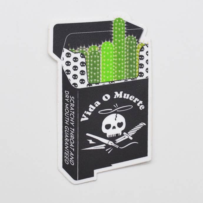 Cactus Cigaretter - Sticker for engroshandel hos Metal the Brand