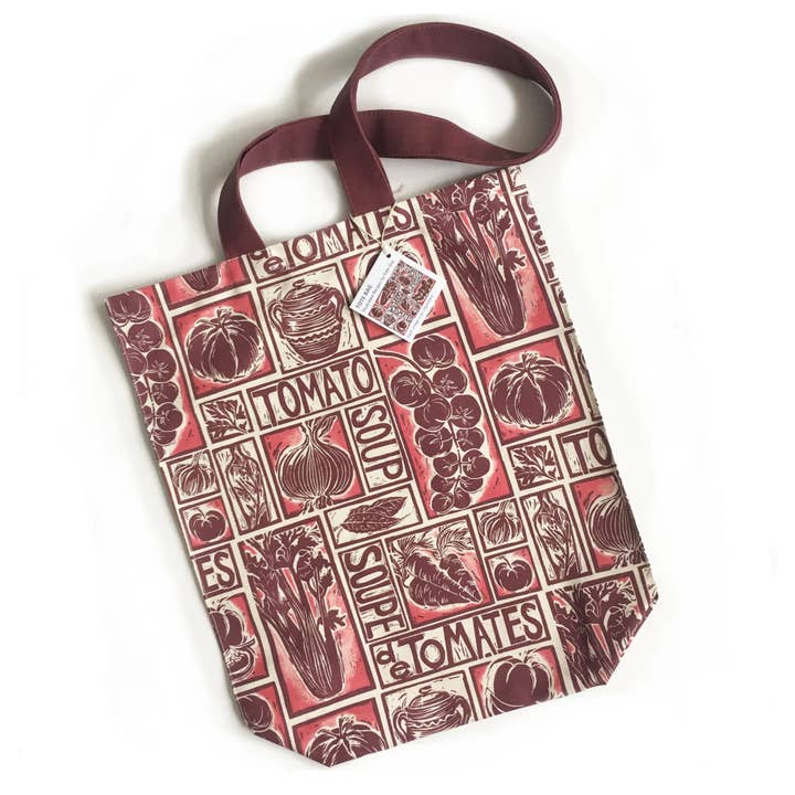 Bolso de sopa de tomate para venta al por mayor de Kate Guy Prints