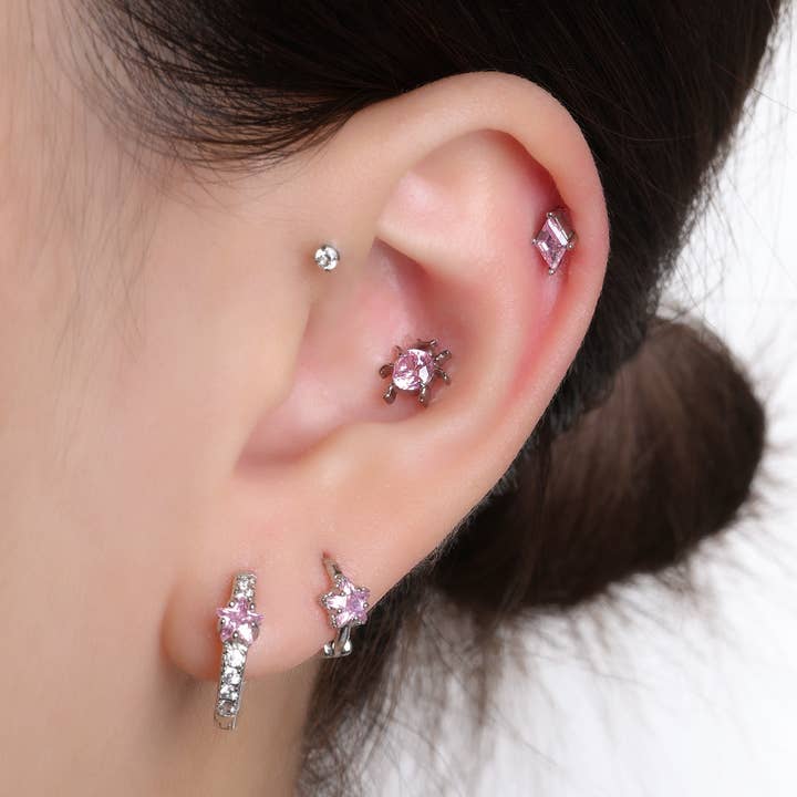 oumo jewelry - Wholesale Stud/Post Earrings - Titanium Ladybug Stud10