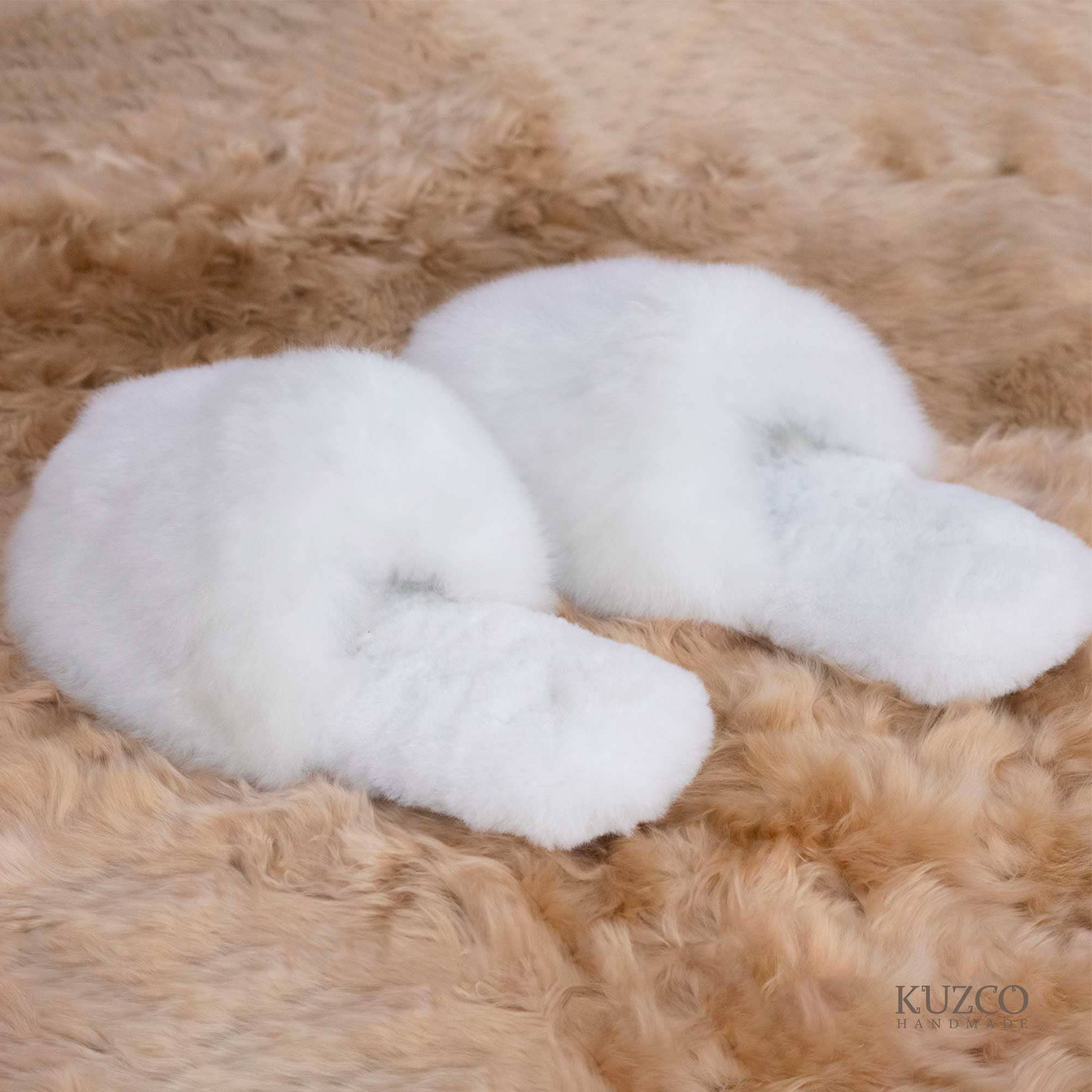 KuzcoHandmade - Wholesale Slippers - Women's - Alpaca Fur Slippers – Open Back Handmade Women’s Shoes3