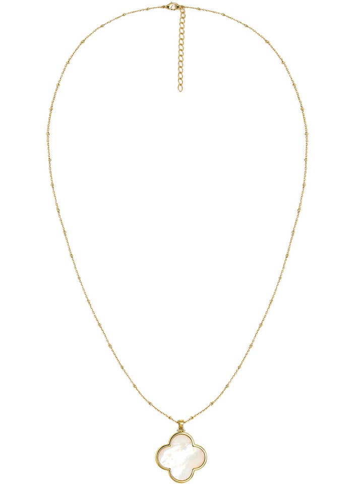 Dakota Halskæde - 18k Belagt - Perlemor - Kristin Kennedy Kollektion - WS for engroshandel hos Lisi Lerch